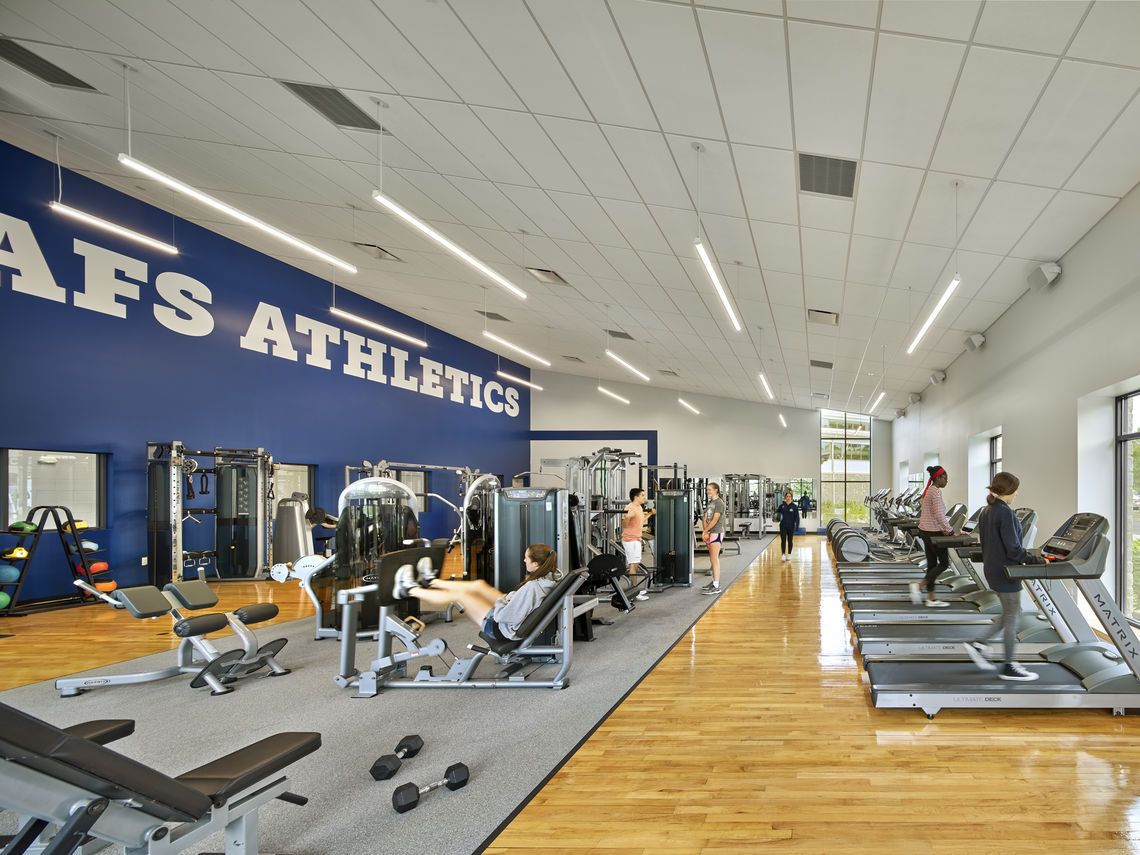 AFS Athletic Center interior