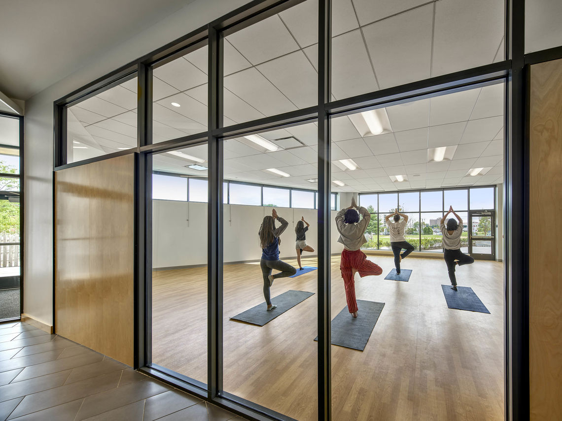 AFS athletic center yoga studio