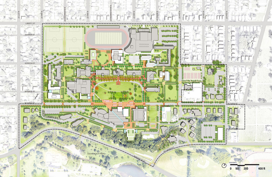 Muhlenberg illustrative site plan