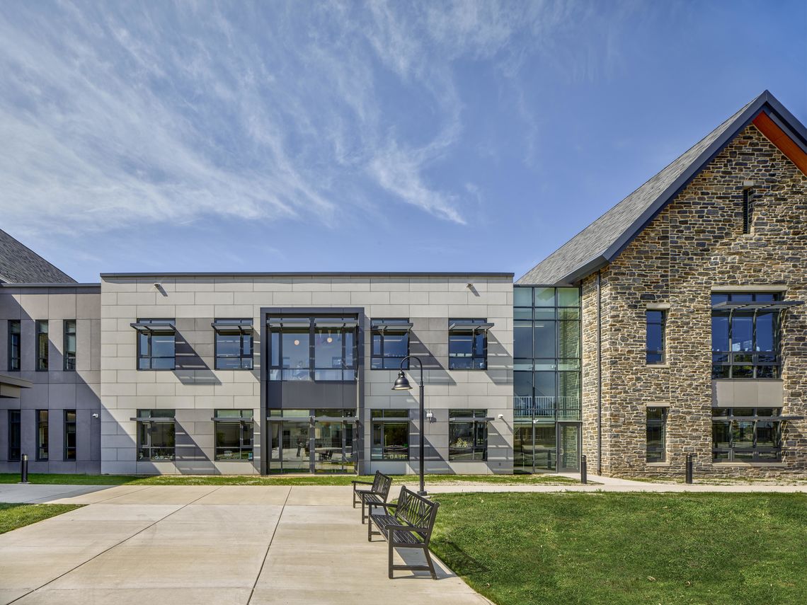 SCH exterior courtyard view