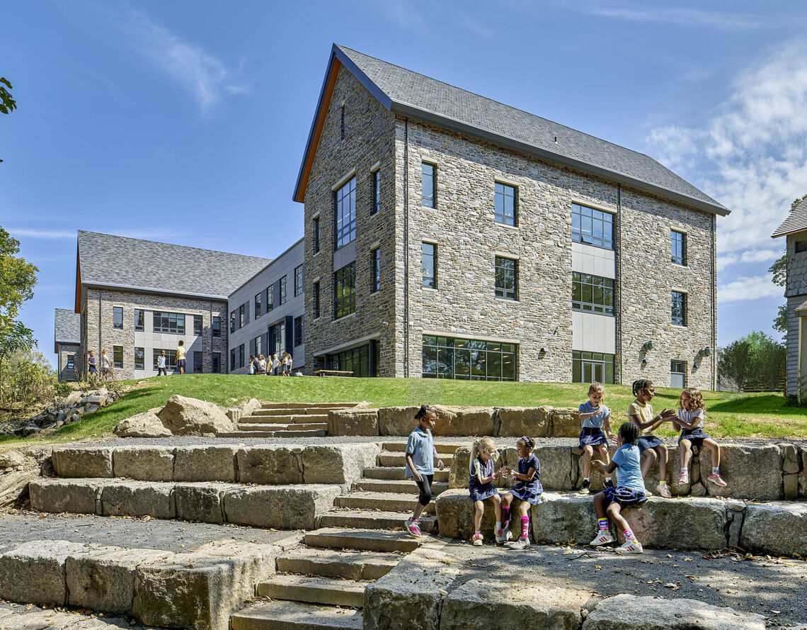 SCH Lower School Exterior steps