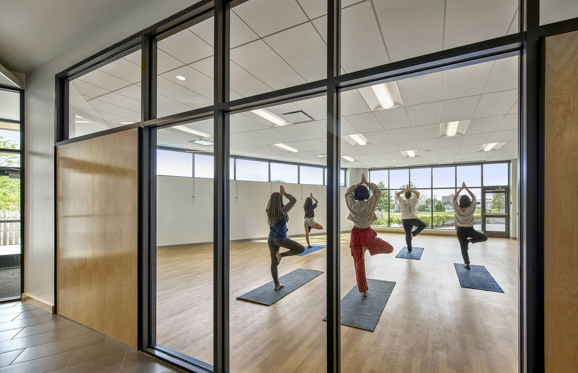 AFS athletic center yoga studio