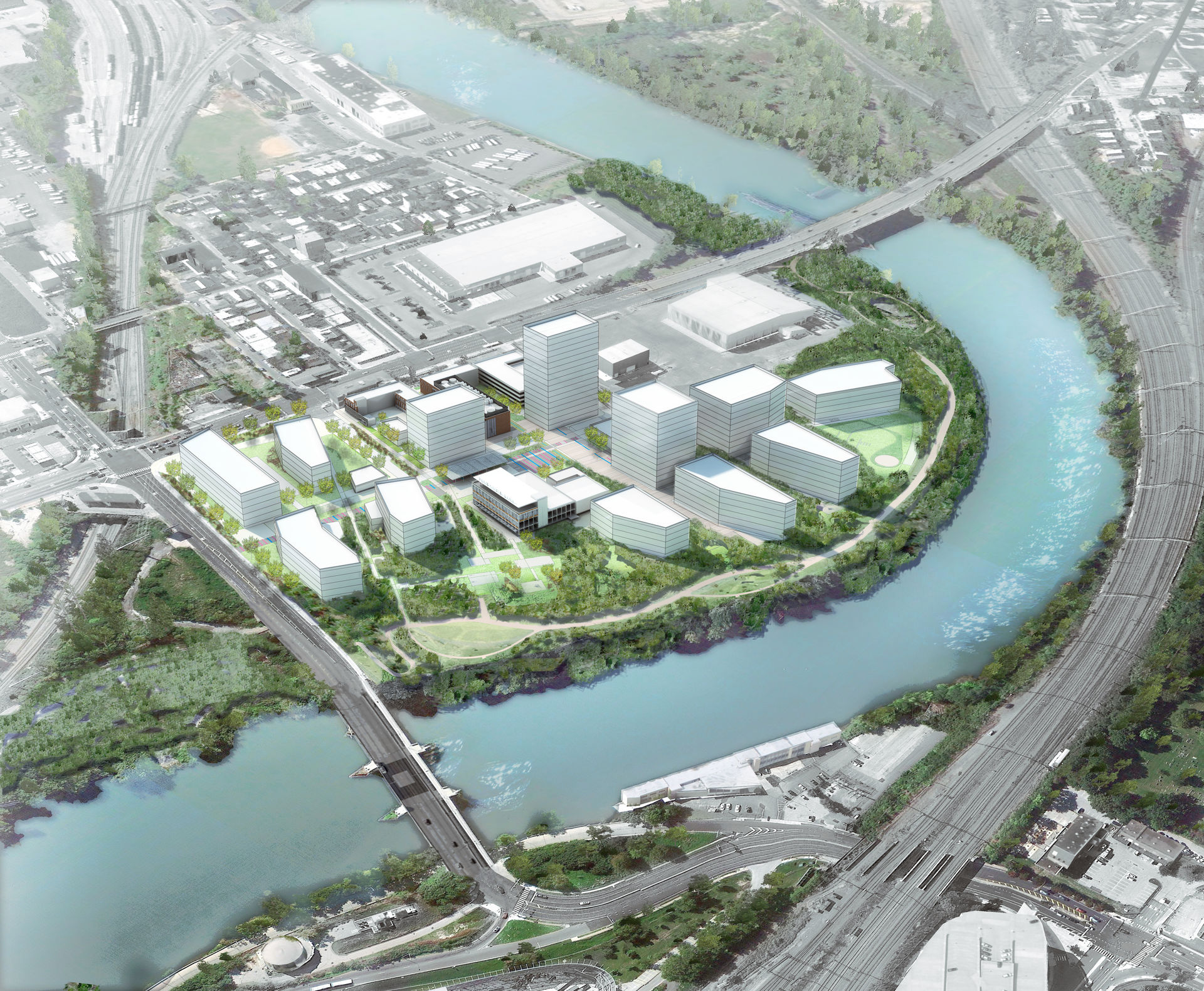 Pennovation aerial rendering 02