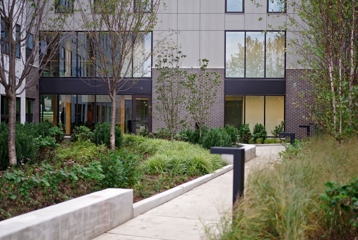 ncv exterior entry from courtyard