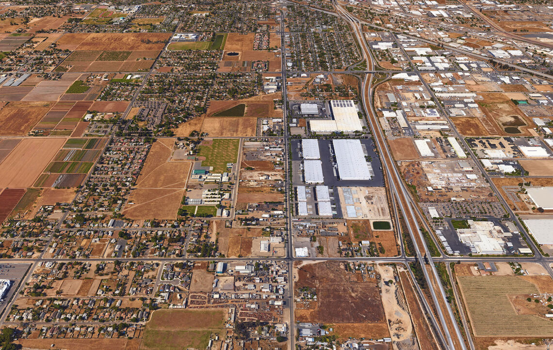 Fresno Brownfields Elm Aerial