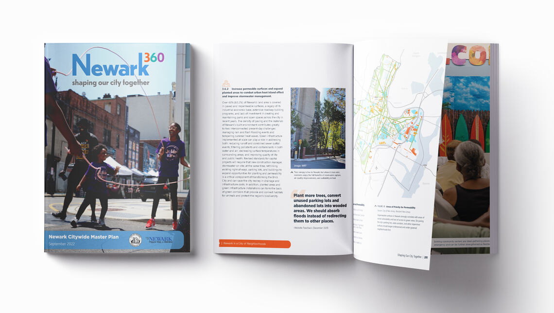 magazine mockup presentation vol9 newark360 rv 1st on white